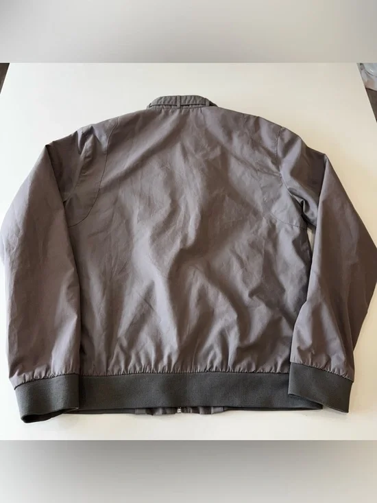 Members Only Gray Zip-Front Racer Jacket - Picture 6 of 8